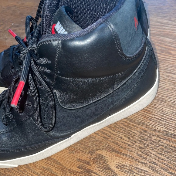 Nike Blazer Mid Rebel Black Cheetah Print Sail Women's 6 1/2 BV6114-001 - - Picture 4 of 8